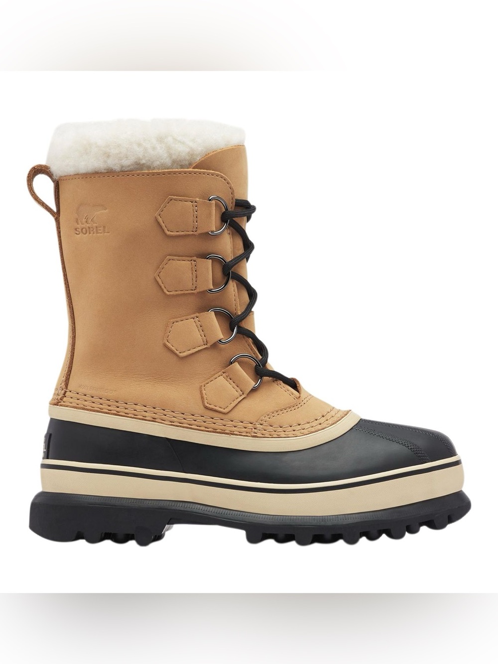 Sorel Caribou Waterproof Snow Boot Brown & Black US 8